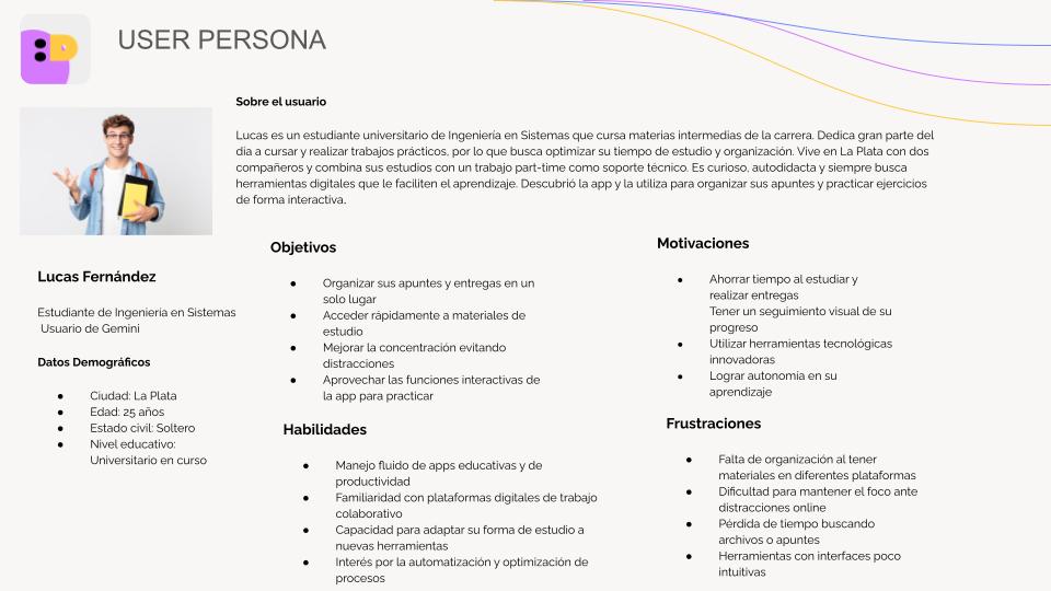 User Persona de RindUp